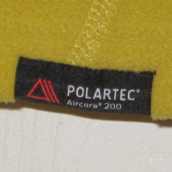 NWT Lands' End Polartec Aircore 200 Fleece Jacket LP Yellow Gold Full Zip Petite - Picture 12 of 14